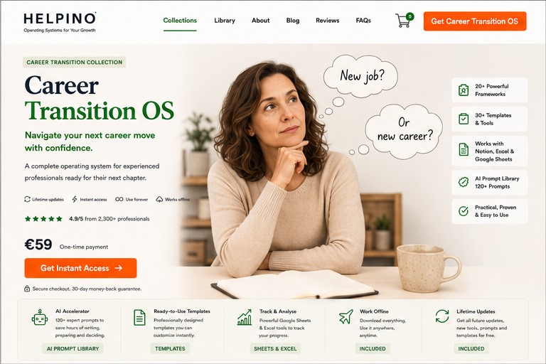Career Transition OS preview